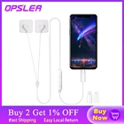 Портативный массажер для тела, 6 режимов, Цифровая терапия, импульсный телефонный контроль, стимулятор мышц EMS, акупунктурный Массажер для смартфона