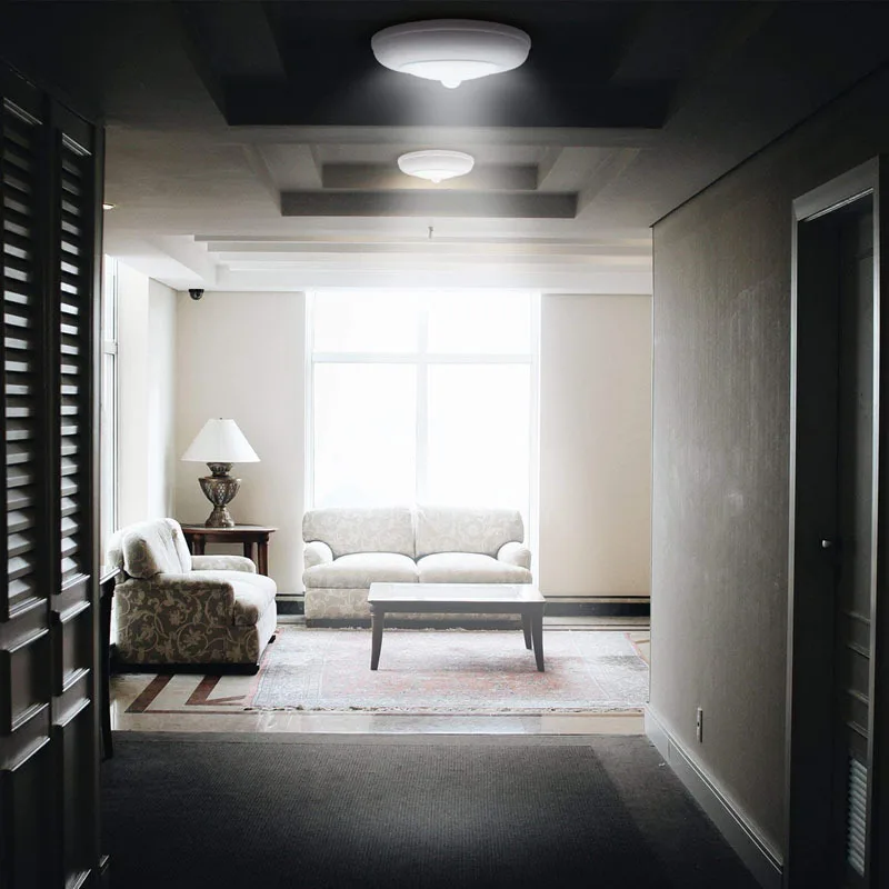 Светильник потолочный светодиодный с пассивным инфракрасным датчиком движения