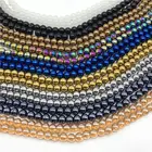 50 шт. 8 мм металлический цвет AB Цвет Круглые акриловые Свободный разделитель бисер бусины для самостоятельного изготовления ювелирных изделий Браслеты