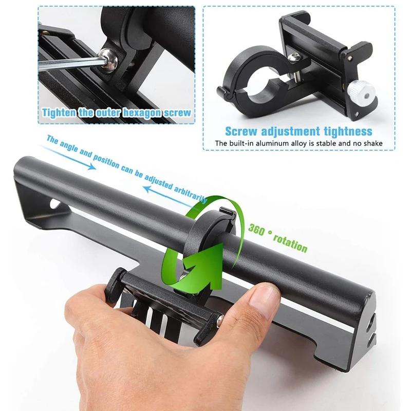 Автомобильный держатель для телефона из нержавеющей стали с креплением на