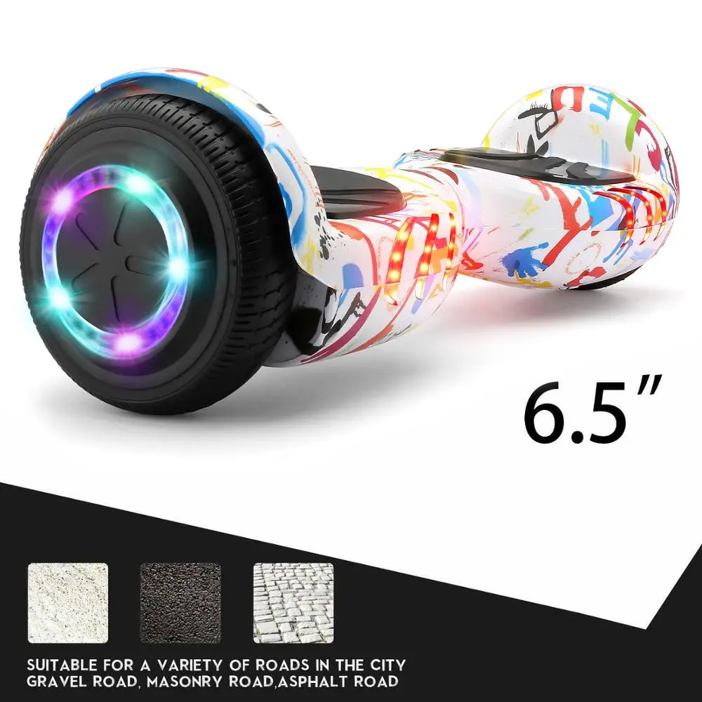 Новое поступление 6 5 дюймовый Ховерборд модный 2 ух колесный электрический