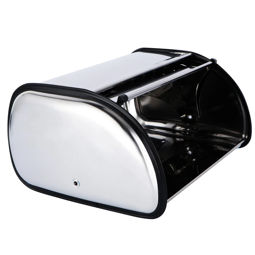 

1pc Bread Storage Case Container Kitchen Bread Box Kitchen Gadget for Bakery (Small Size 34X23X14.5CM with Window with Handle Si