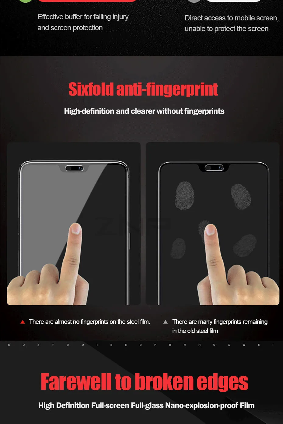 ZNP 3-1 шт протектор экрана из закаленного стекла для huawei P30 P20 P10 Lite Полное защитное стекло huawei mate 20 30 Lite P30 пленка