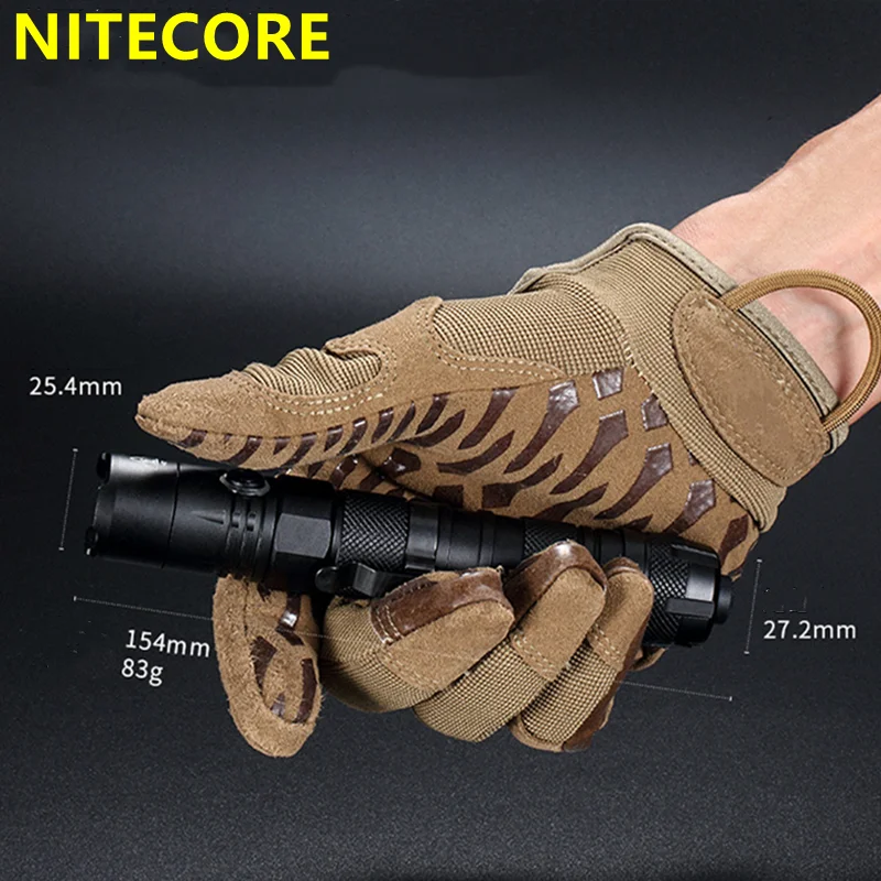 

Original NITECORE NEW P12 Tactical Flashlight 1200 Lumen Range 226M Strong light long shot LED Waterproof Highlight For Outdoor