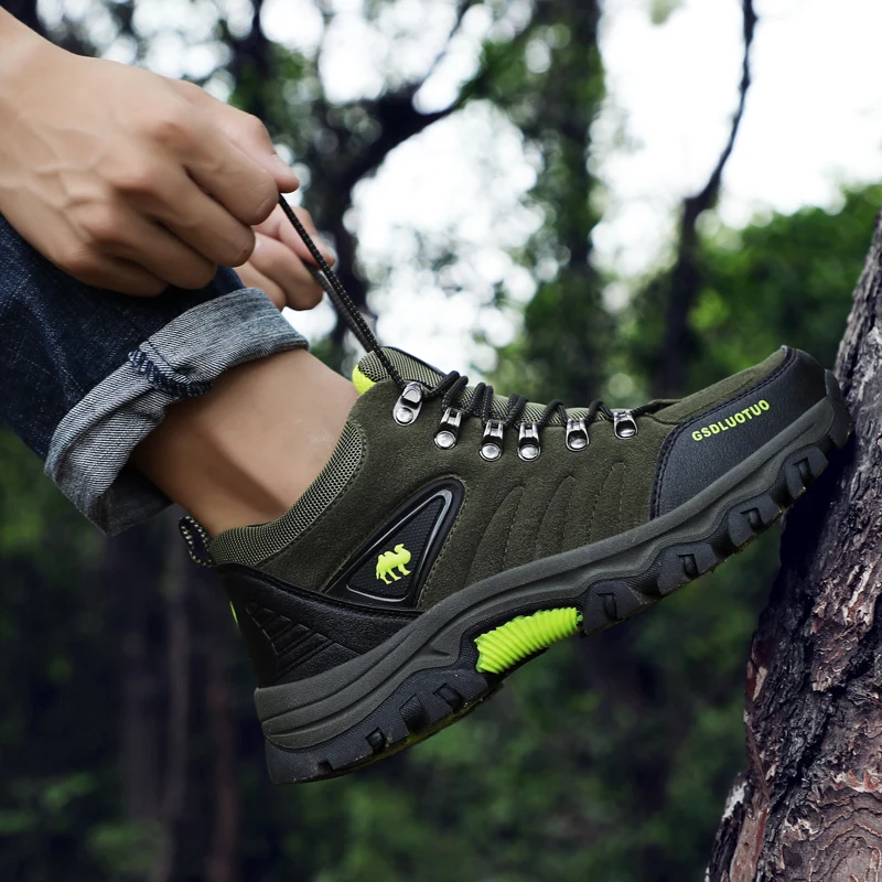 Chiang Men High-top Comfortable boots Casual Brand Warm Hiking Sneakers For Winter Outdoor Sports High-Quality Work Shoes