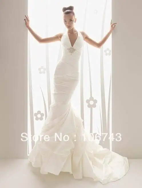 Бесплатная доставка 2017 Новый стиль сексуальное свадебное белое платье макси с