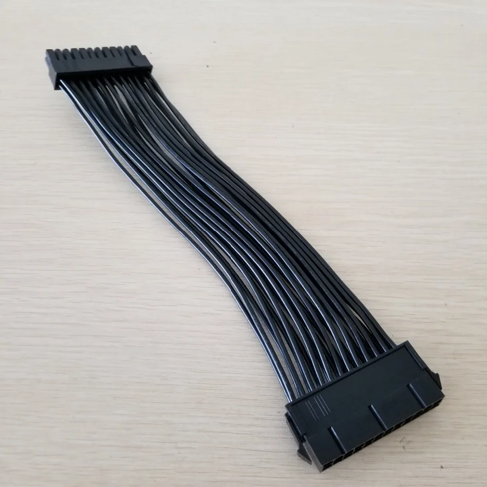 Плата ATX для материнской платы 24Pin блок питания удлинитель 18AWG ПК сделай сам 20 см/30