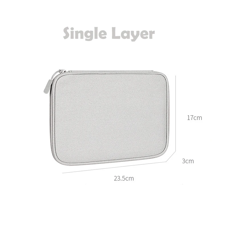 Cable Organizer Bag Power Bank Extenal Battery Charger Travel Bag for 7.9 iPad Mini Case USB Flash Drive Stick Hard Disk Storage images - 6