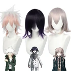 Аниме Danganronpa V3 Killing Harmony Ouma Kokichi короткий парик косплей костюм Dangan Ronpa термостойкие синтетические волосы C40K222
