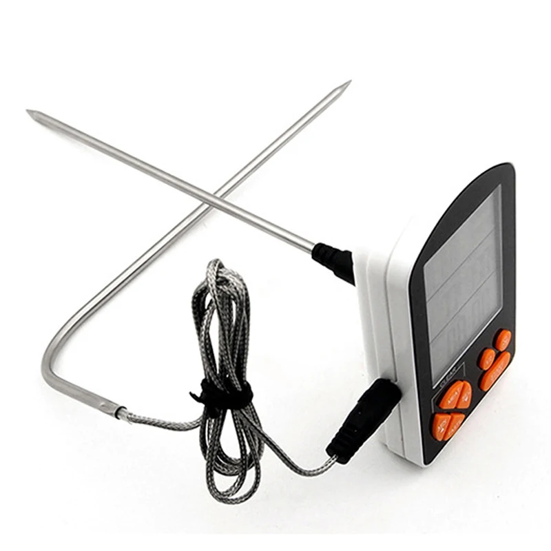 Двойной зонд термометр для мяса мгновенное быстрое считывание Кухонные цифровые