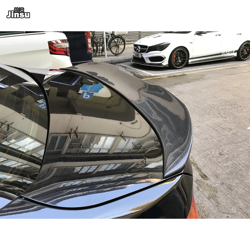 Стильный спойлер для заднего багажника из углеродного волокна PSM губа bmw 3 серии