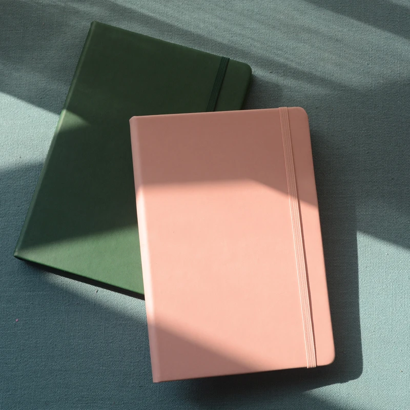 Tanie A5 Sztywne Etui Prosty Pamiętnik Zwykły Notatnik Pusty Dziennik