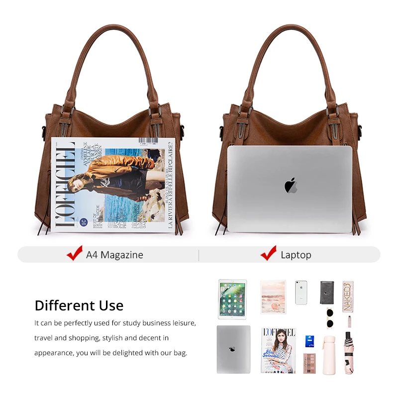 Комплект женской сумочки Realer сумка на плечо Женский кошелек Роскошный