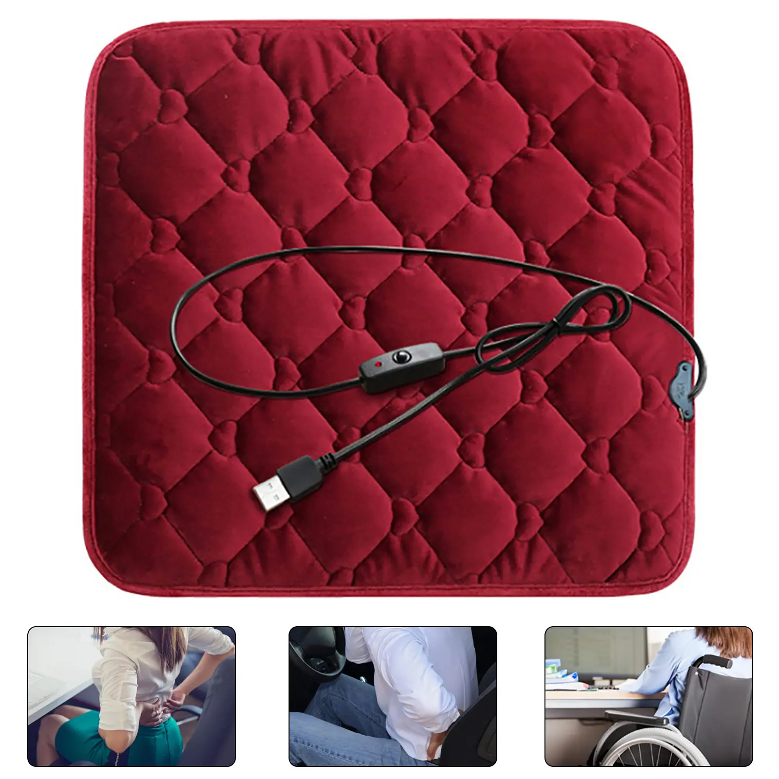 

Автомобильная подушка с подогревом, 5 В, с интерфейсом USB