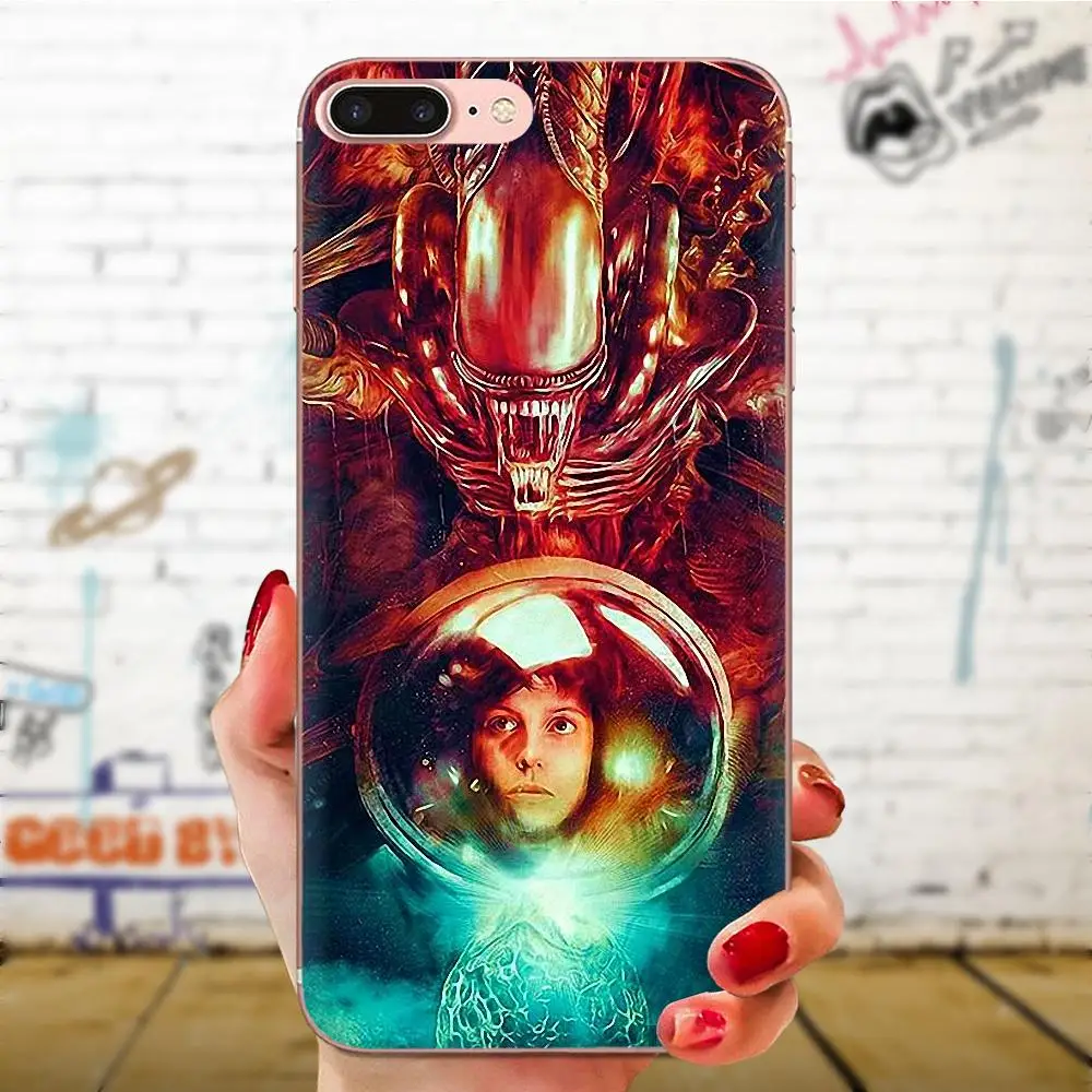 Xenomorph инопланетянин Хищник ТПУ с узором розового цвета для Huawei Honor 4C 5A 5C 5X6 6A 6X7 7A 7C