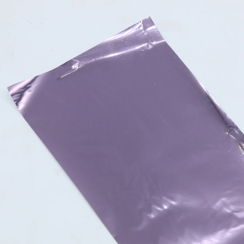 Горячее тиснение Фольга Бумага светильник фиолетовый голографические лак для