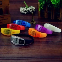 silicone sound controlled led light up bracelet activated glow flash bangle wristband for festival party christmas