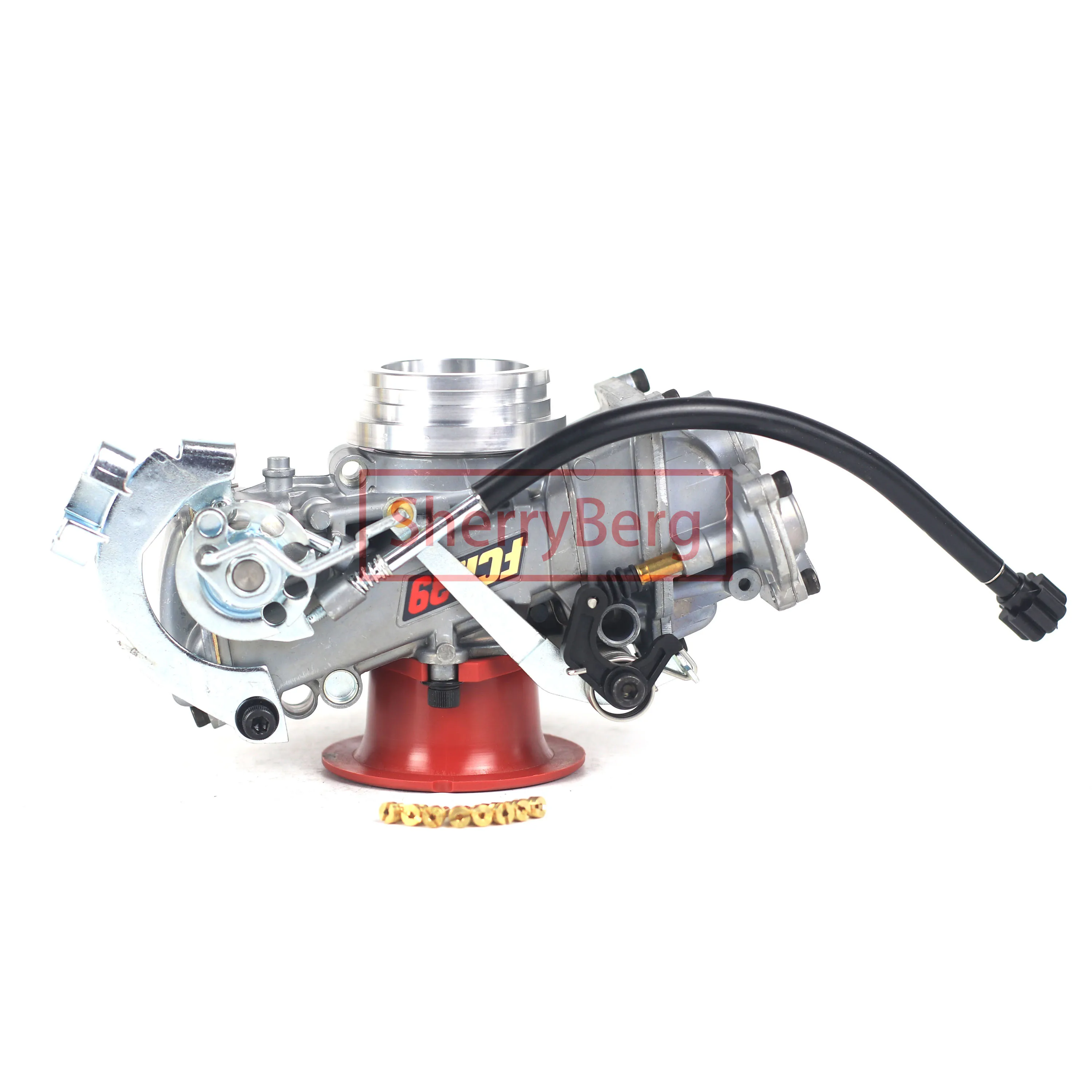 Карбюратор SherryBerg CARB FCR39 Slant Side КАРБЮРАТОР FCR 39 Flatslide для KTM XR DR KLX KLX400 DRZ 400S 400E