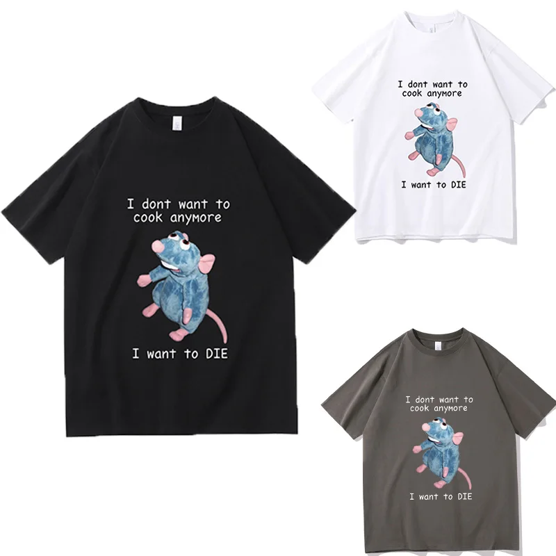 

Kawaii Mouse T Shirts Womens Vintage Loose Clothing Cartoon Comfortable Streetwear Casual Harajuku Female Oversize Tee Tops