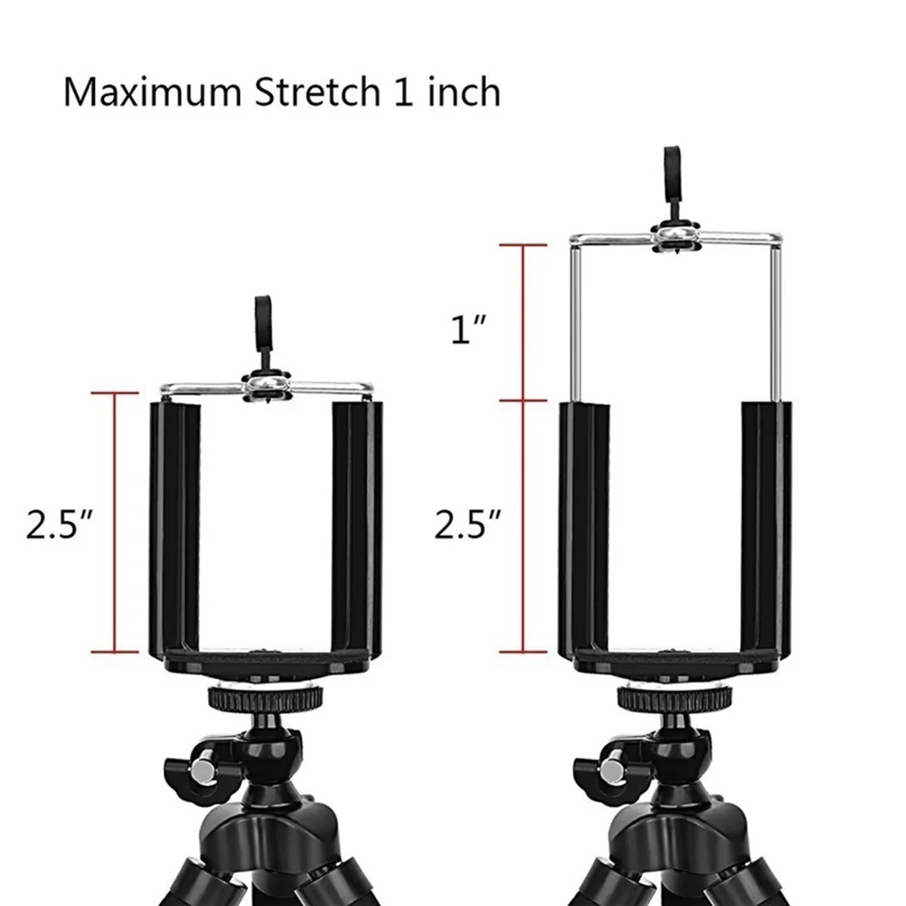 portable flexible sponge adjustable octopus tripod phone holder mount bracket car stand replacement for gopro orp phone socket free global shipping