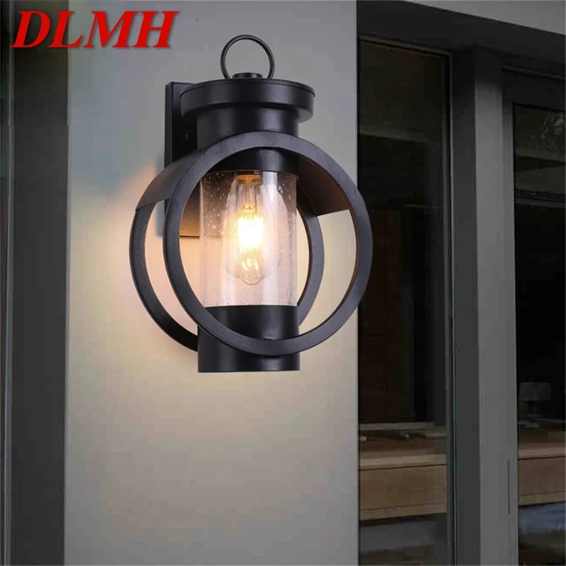 

DLMH Outdoor Wall Light Retro Sconce Lamp Waterproof Classical Home Decorative For Porch Balcony