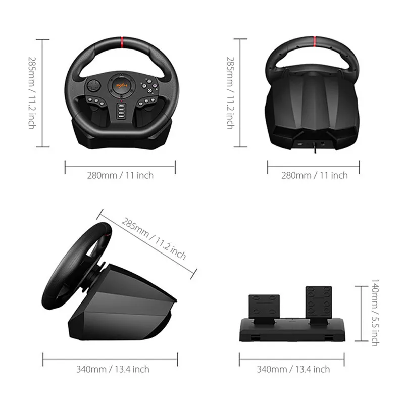 PXN V900 Игровой руль для PS3 PS4 NS переключатель игровой контроллер ПК USB вибрация