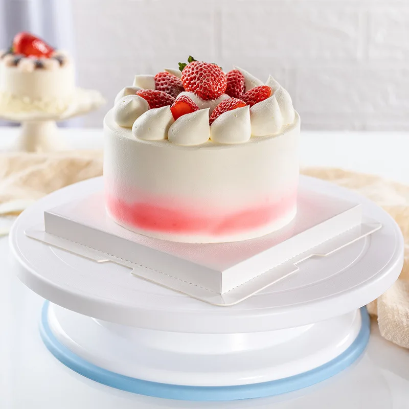 220 Sugarcraft Инструменты для украшения торта помадка 1 нескользящий поворотный стол 8