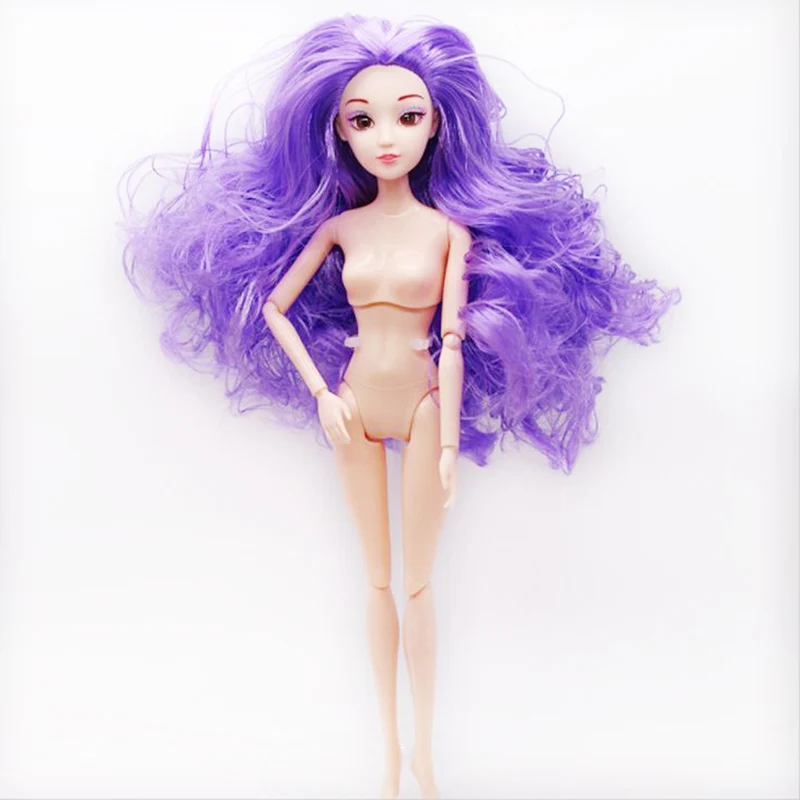 По E-packet Barbiees тело с 12 подвижными шарнирами и 5 шт. Оригинальная кукла голова DIY кукла выбирается случайным образом девочка игрушка - Цвет: JY141
