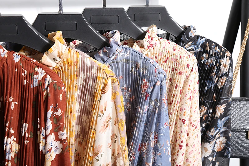 Женское шифоновое платье весна лето 2020 женское винтажное элегантное свободное