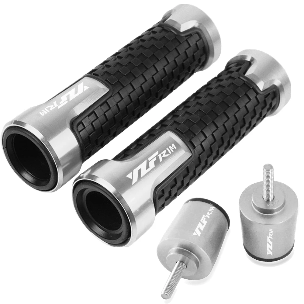 

7/8'22mm Motorcycle Handlebar Grips End Handle Bar Cap Ends Plug For Yamaha YZFR1M YZF-R1M 2015 2016 2017 2018 2019 2020 2021