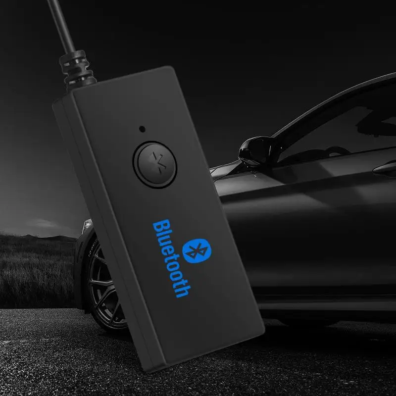 

1PC Car Bluetooth Receiver 3.5mm Jack Convert AUX To Wireless Music Stereo Adapter Mic Bluetooth Version 3.0 Car Accessories New