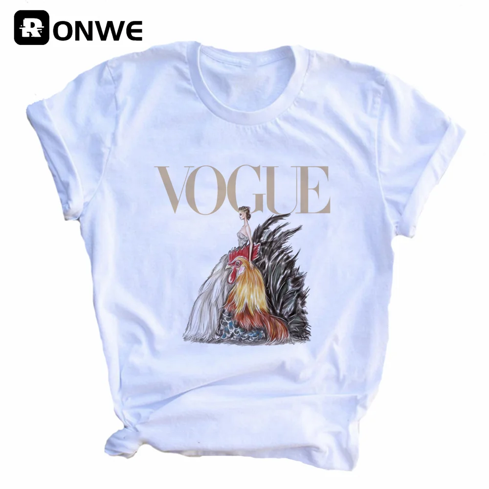 

Vogue Lion Dress Women Harajuku Aesthetic Tshirt Female 90s Summer Clothing Fashion Princess T-shirts,Drop Shipping