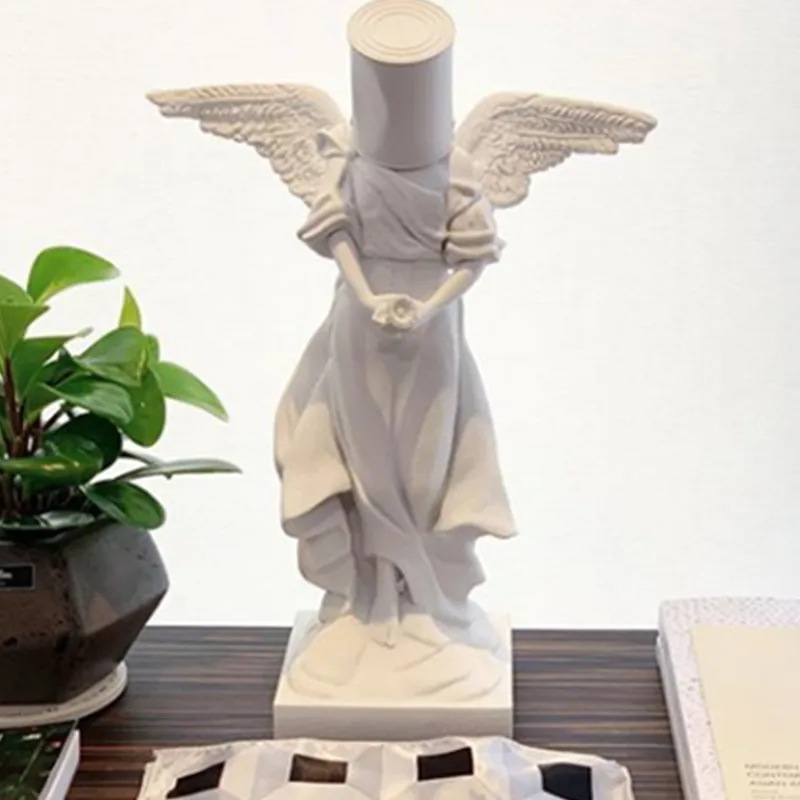 Высота 36 см ковш на голове (Оригинальная версия) знаменитая краска Ангел уличная