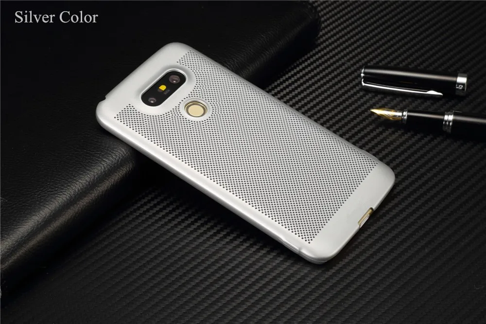 g5 siliver Роскошный бренд, ультра тонкий сетчатый чехол для LG G5, чехол s и чехлы для g5 SE, оригинальные аксессуары - Цвет: g5 siliver