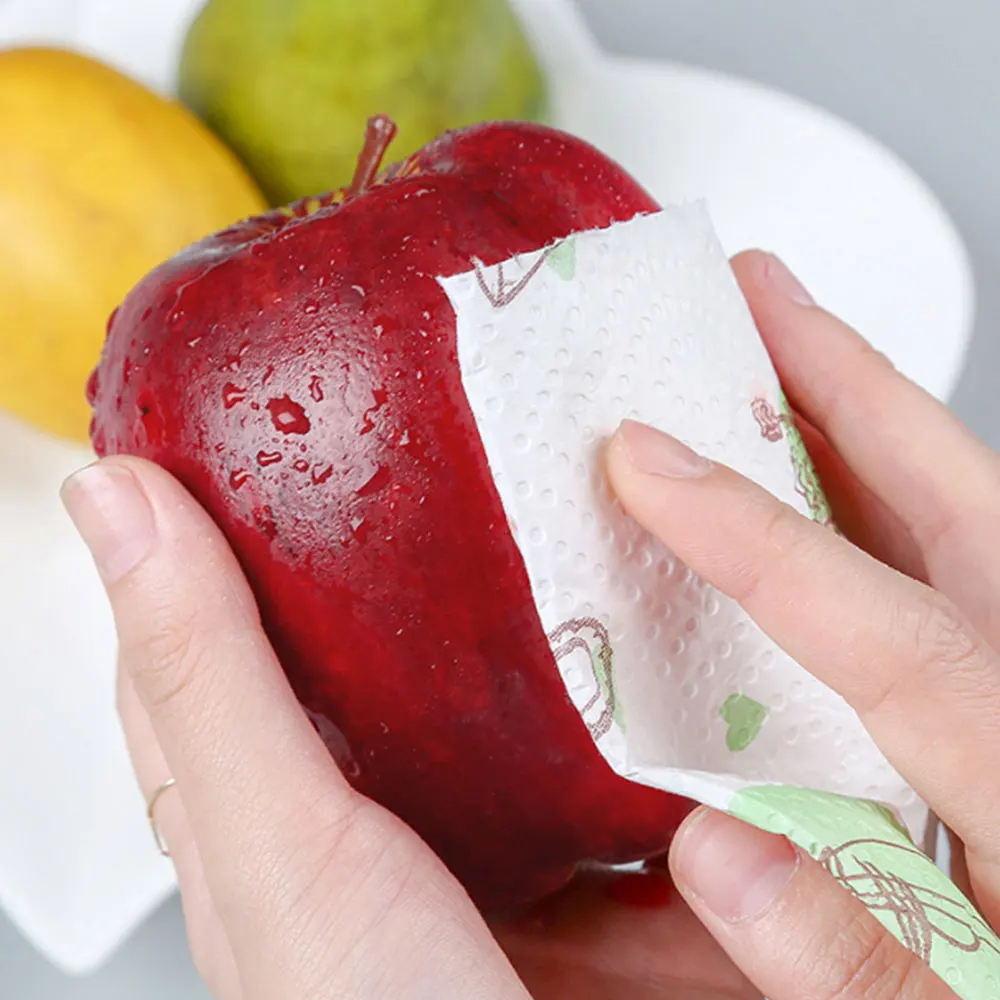 1 рулон одноразовая салфетка для очистки кухонной бумаги полотенце мытья посуды