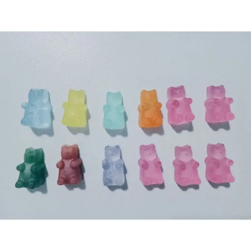 

Gummy Bear Candy Silicone Mold Cake Chocolate Fondant Resin Pendant Jewelry DIY