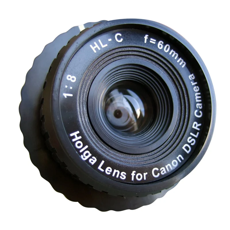 Новинка 2020 объектив Holga HL-C 60 мм f/8 0 для зеркальных камер Canon DSLR черные запчасти
