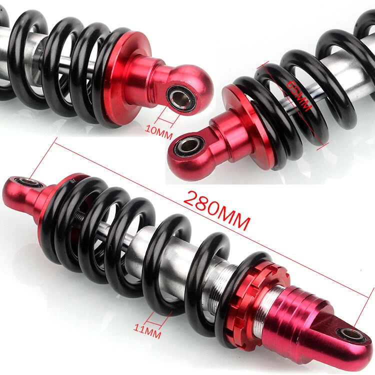 

280mm 10"Shock Absorber Rear Suspension For Motorcycle Pit Dirt Pocket Bike Quad