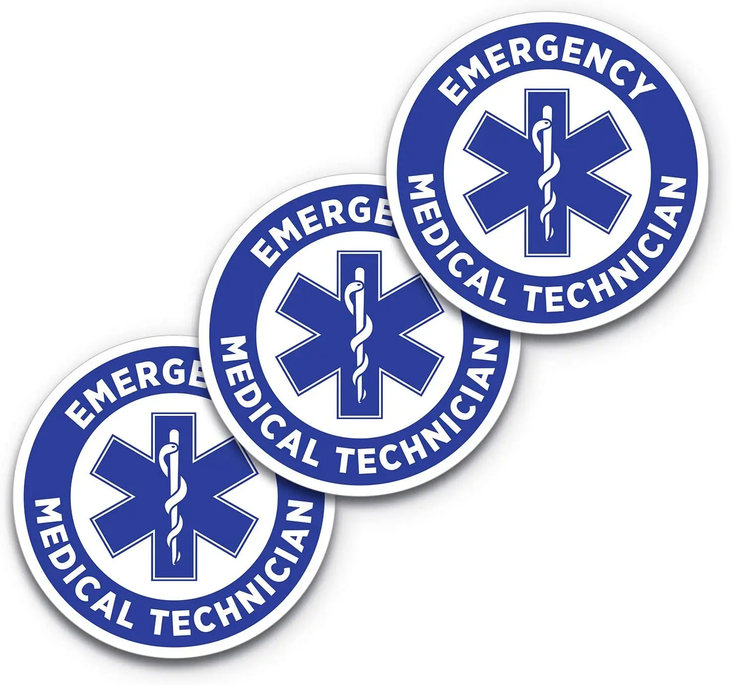 5x5 наклейки на бампер EMT, 3 упаковки, 100% водонепроницаемые, техник скорой медицинской помощи, наклейка на автомобиль EMT, наклейка на автомобиль EMT, высечка ван линь восемь техник тайцзицюань комплексы фанвэй и ляньхуань