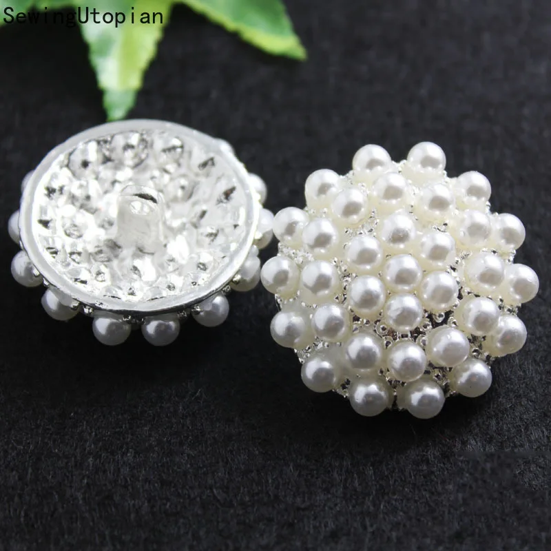 

Жемчужные пуговицы Стразы 23-35 мм с плоской задней поверхностью, сплав, акриловые аксессуары «сделай сам» для свадьбы, аксессуары для волос в...