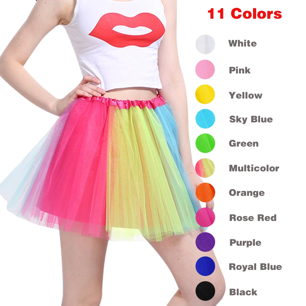 Лидер продаж! Женская юбка пачка для балета шифоновая Мини Юбка танцев вечерние