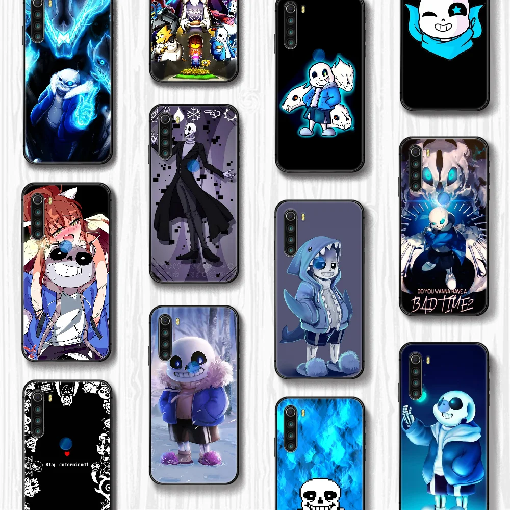 Чехол для телефона с изображением игры undertale sans Корпус Корпуса XIAOMI Redmi 7 7a 8 8a 9 10X NOTE