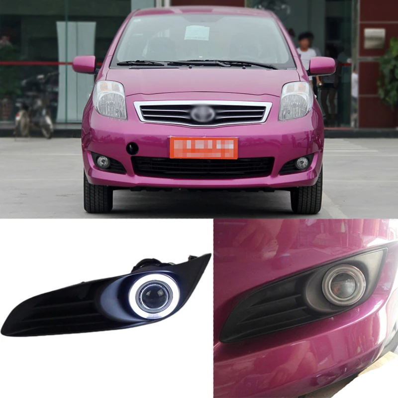 Превосходная светодиодный лампы Противотуманные фары COB источник Ангел глаз