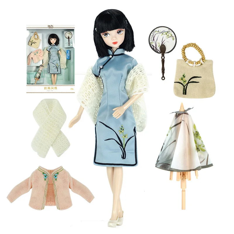 Кукла шарнирная с подвижными суставами и сумкой для обуви|Куклы| |