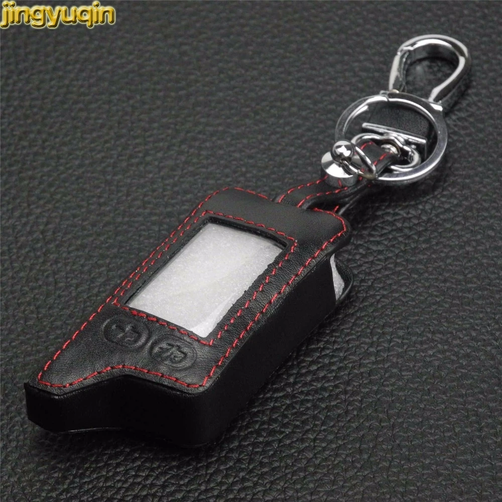 Jingyuqin 5 кнопок кожаный чехол для ключей Tomahawk TZ9010 TZ9030 ЖК пульт дистанционного