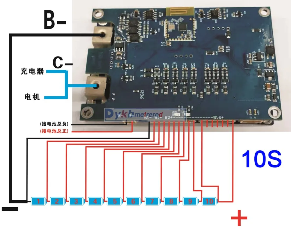Смарт Bluetooth 5 S-16 S 40A 80A 100A 150A литий-ионный Lifepo4 LTO литиевая батарея Защитная плата BMS баланс приложение 7S 8S 10S 12S 13S