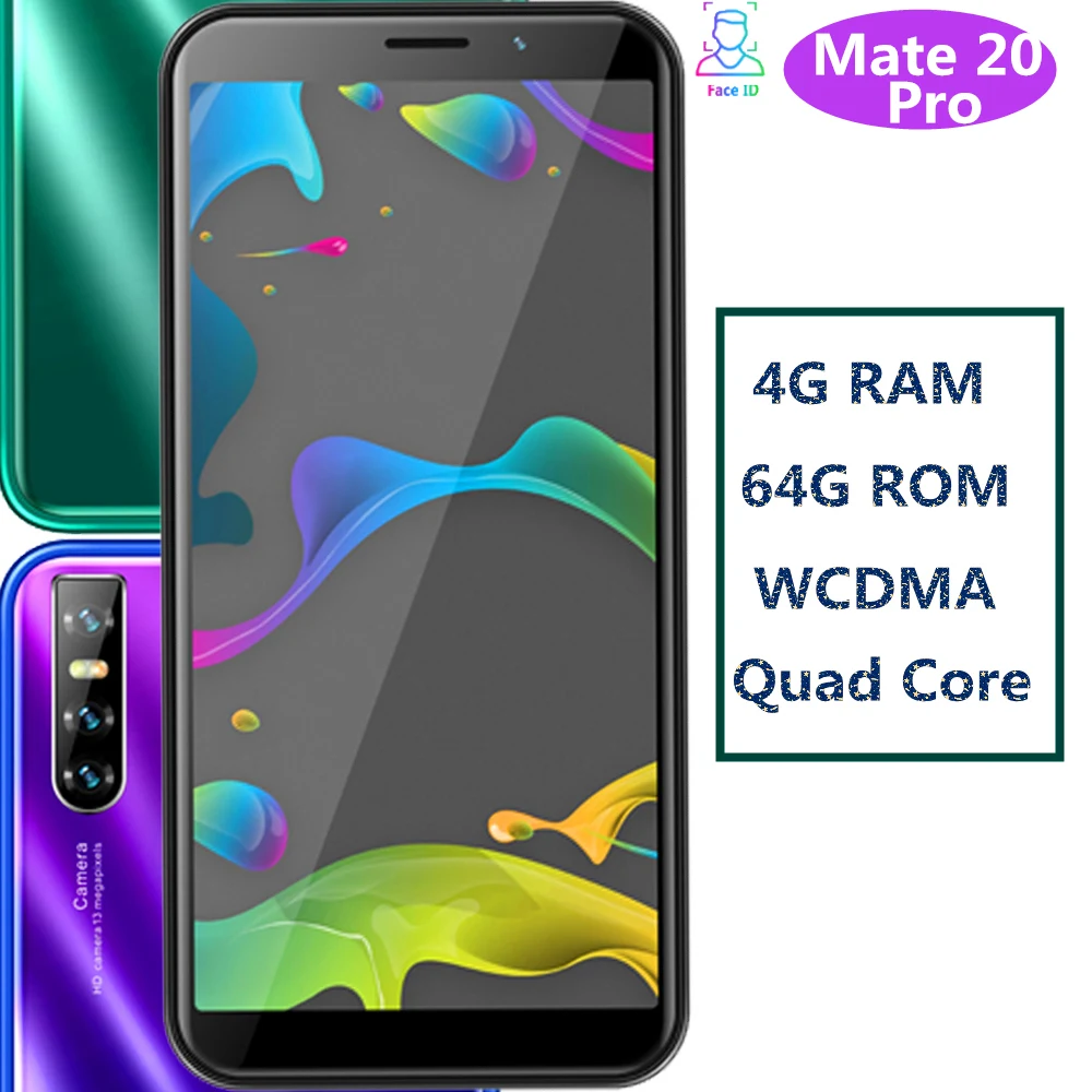 Mate 20 Pro смартфон с четырёхъядерным процессором 5 дюймовым дисплеем ОЗУ 4 Гб ПЗУ 64