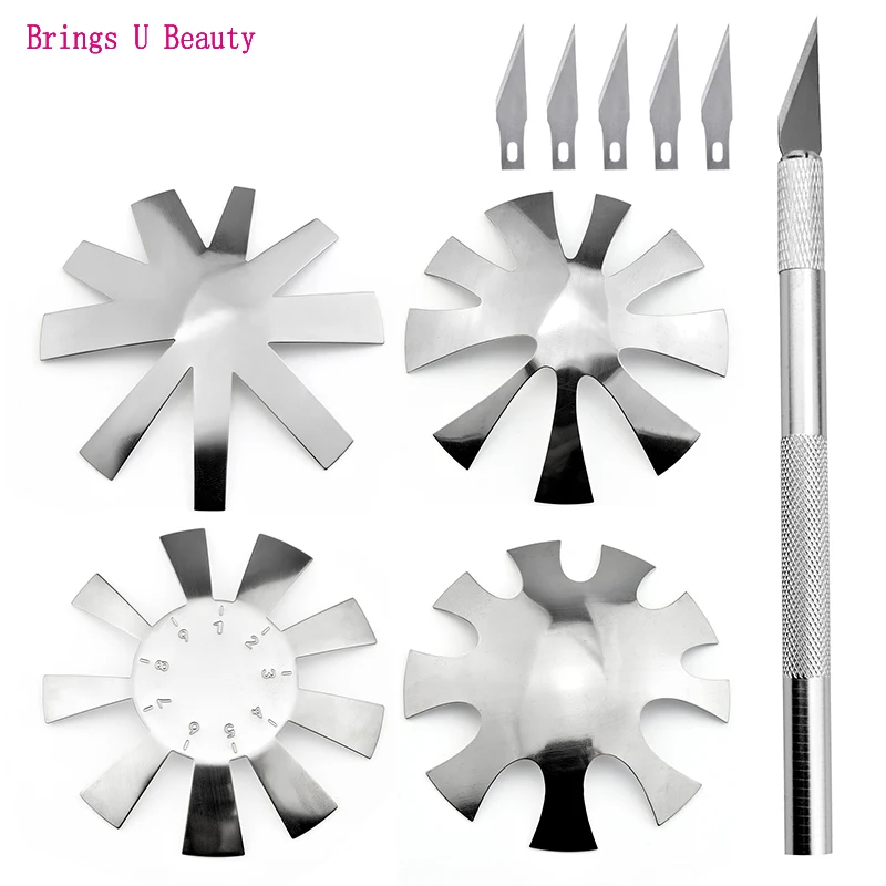 4 шт. триммер для маникюра с 5 запасными лезвиями | Красота и здоровье