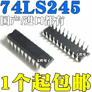 New and original SN74LS245N 74LS245 Into the transceiver DIP20 HD74LS245P Into the DIP20 eight in-phase tristate bus transceiv