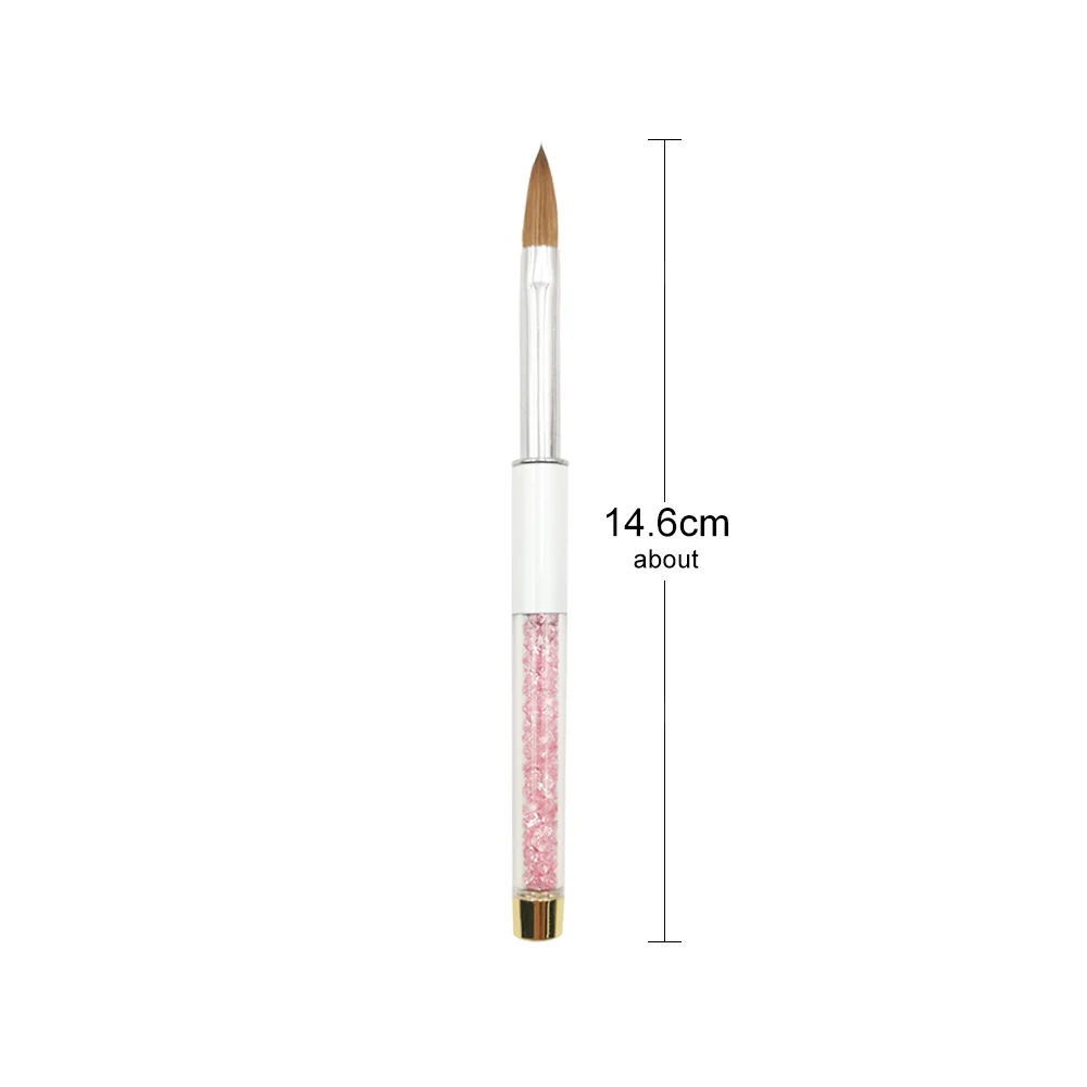 

Acrylic nail brush Kolinsky material 1 crystal engraving pen for nail art, nail painting, nail art crystal pen